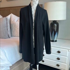 Mark and Graham Wool Blend Shawl Collar Cardigan, Medium, Black